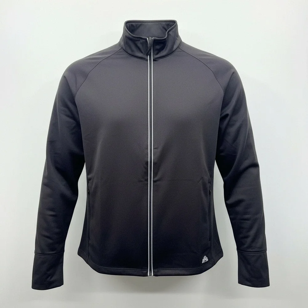 Eastern Mountain Sports Mens XXL Full Zip Jacket Black‎ Running Athletic
